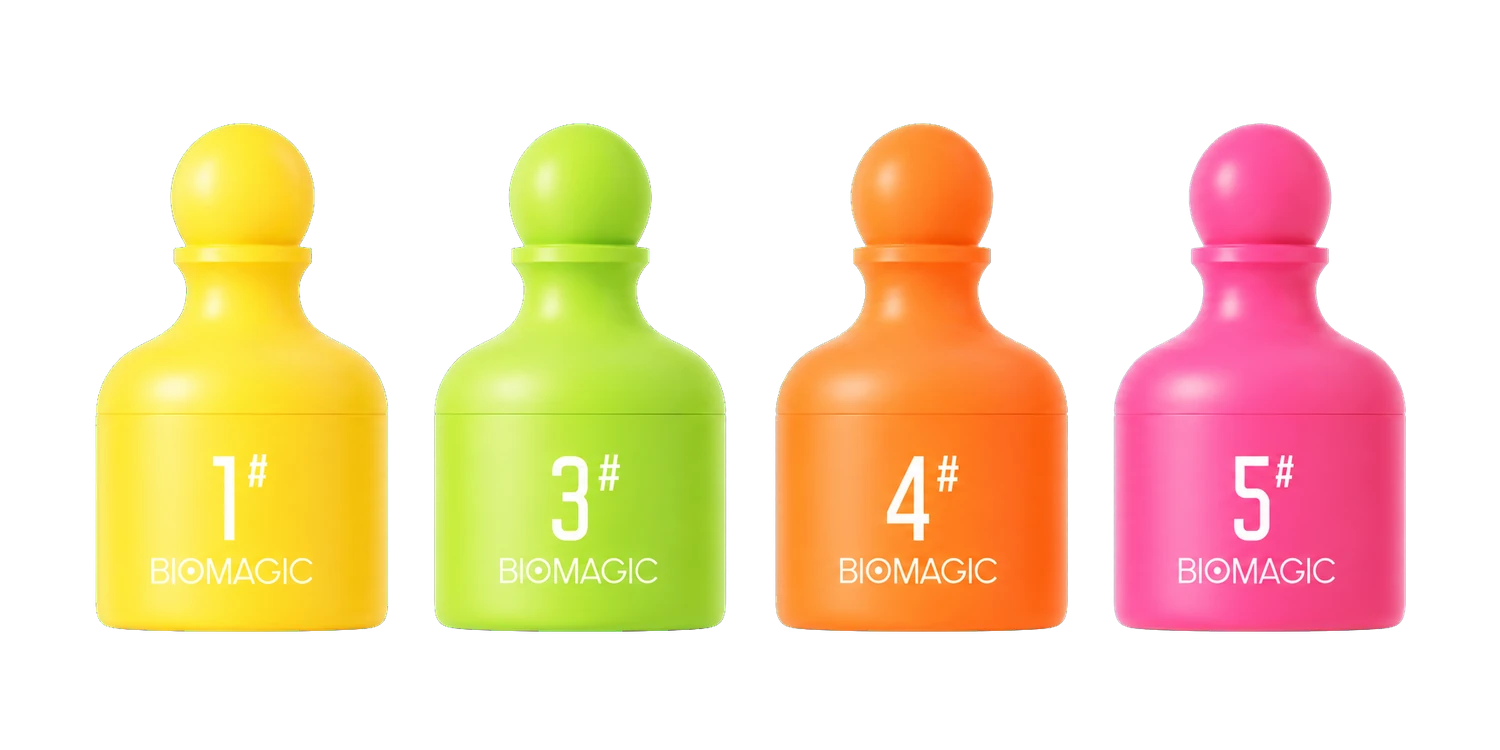 Biomagic products 1, 3, 4 and 5